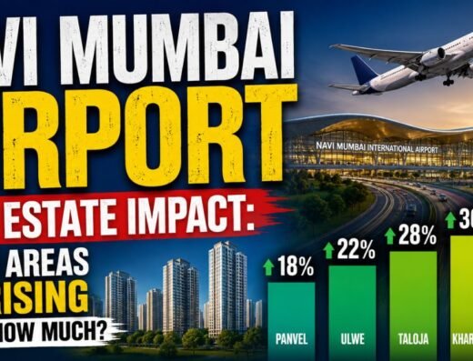 Navi Mumbai Airport Real Estate Impact: Which Areas Are Rising and by How Much
