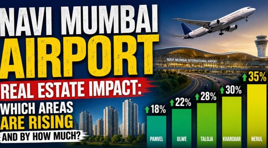 Navi Mumbai Airport Real Estate Impact: Which Areas Are Rising and by How Much