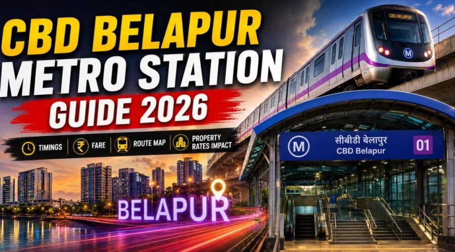 CBD Belapur Metro Station Guide: Timings, Fare, Route Map & Property Rates Impact