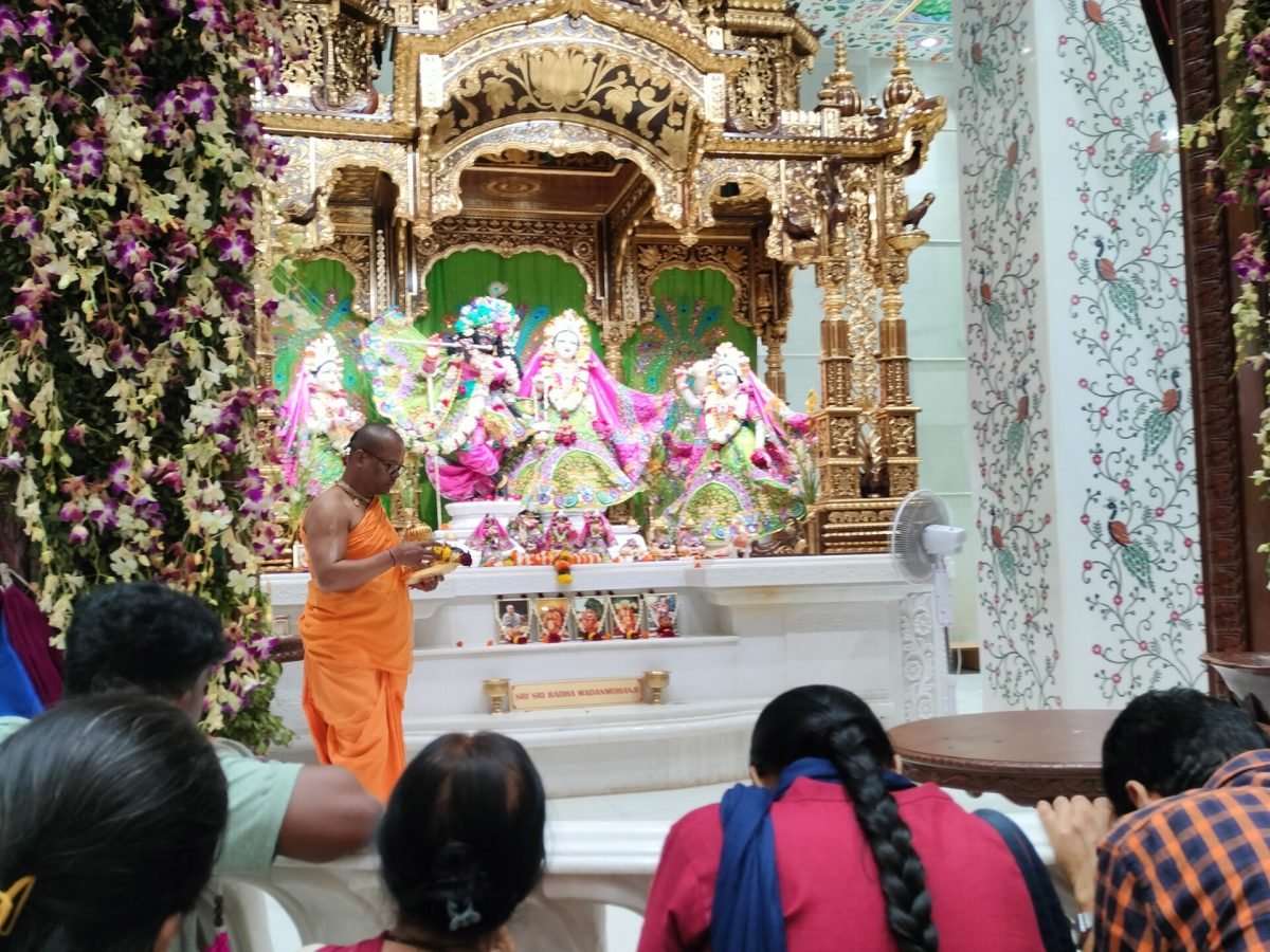 Janmashtami celebration at ISKCON Kharghar